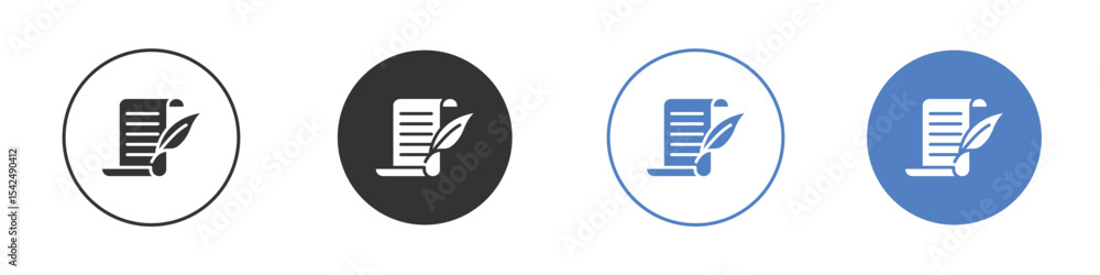 History icon collection for app in black and blue colors History icon collection for app in black and blue colors