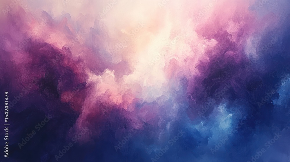 Fototapeta premium Abstract cloudscape of vibrant hues
