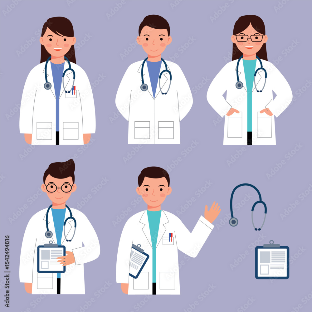 illustration of doctors illustration of doctors