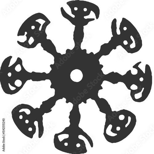 Obsolete Humanity Vintage Illustration Vector