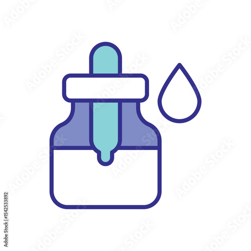 Nasal Drops icon vector