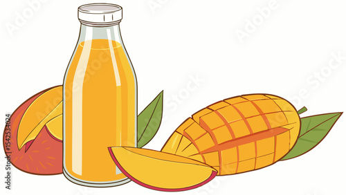 Refreshing Mango Juice A Tropical Delight in Every Sip