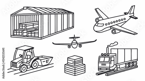 Global Logistics Air, Land, and Sea Freight Transportation