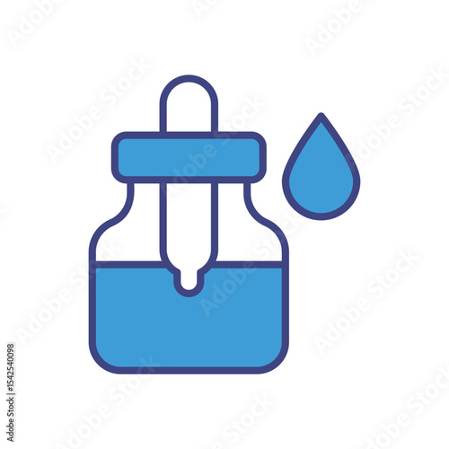 Nasal Drops icon vector
