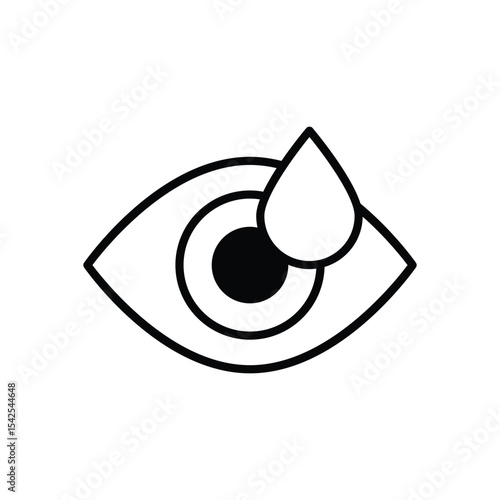 Eye Drops icon vector