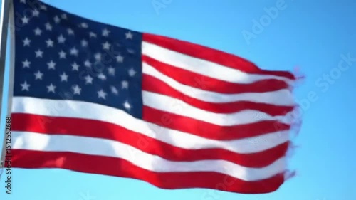 Wallpaper Mural American Flag Waving in the Wind A Stunning Patriotic Video Torontodigital.ca