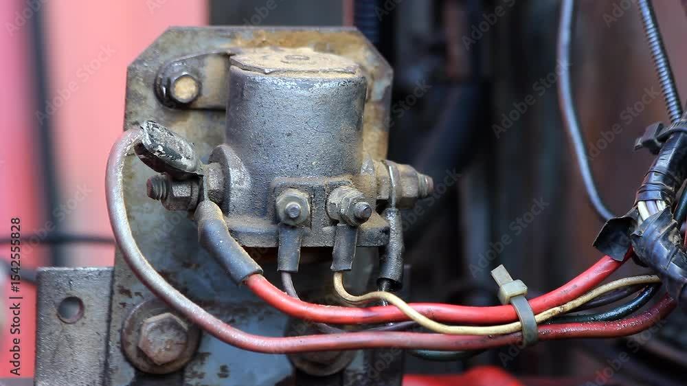 Electrical Test Probe Lead Being Used On Two Solenoid Terminals Electrical Test Probe Lead Being Used On Two Solenoid Terminals