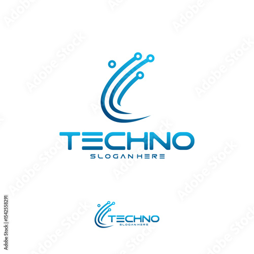 Abstract  design featuring a stylized representation of technology.