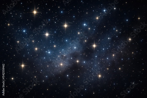 Fototapeta Naklejka Na Ścianę i Meble -  Interstellar space starry night cosmic background