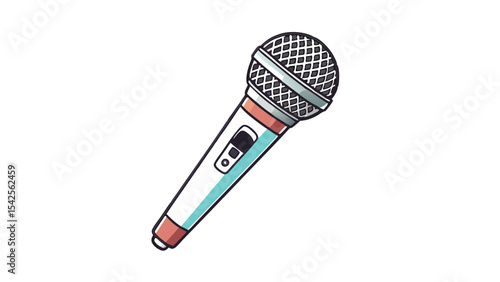 Microphone Icon – Flat Style