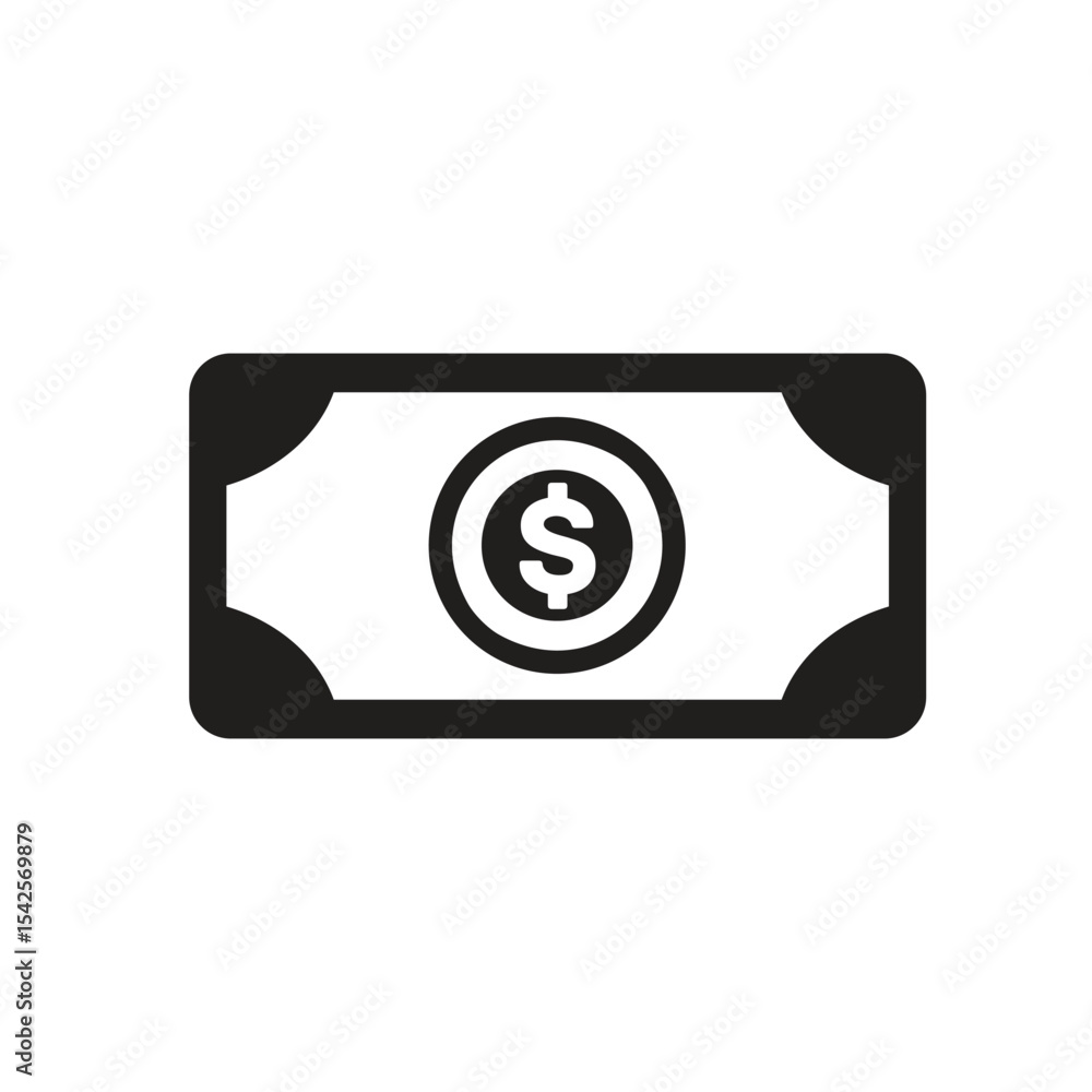 Dollar Money Vector Illustration. Dollar Bill note money. us dollar currency Dollar Money Vector Illustration. Dollar Bill note money. us dollar currency