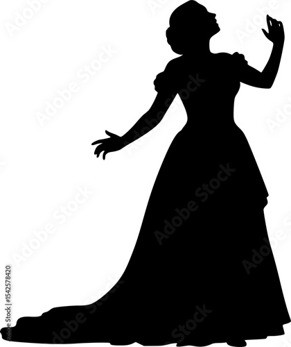 Opera Singer Silhouette
