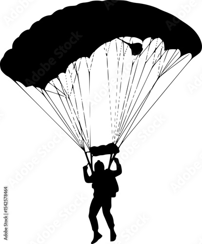 Parachutist Silhouette
