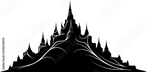 Ice Hotel Silhouette
