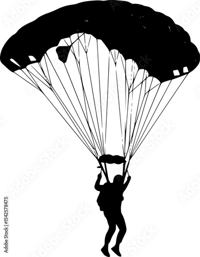 Parachutist Silhouette
