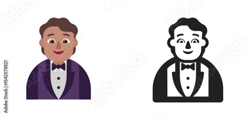 Person in Tuxedo Icon
