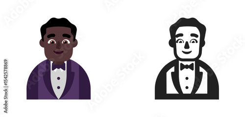 Man in Tuxedo Icon
