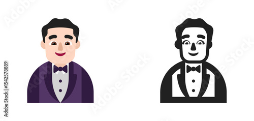 Man in Tuxedo Icon
