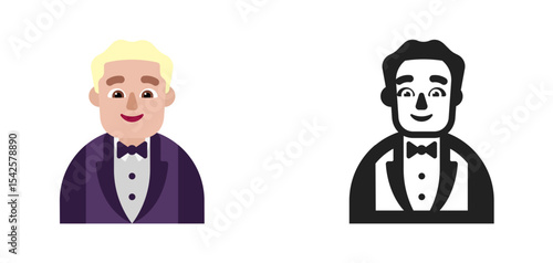 Man in Tuxedo Icon
