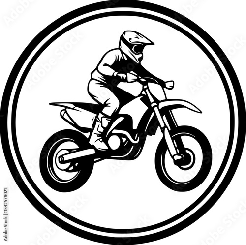 Motocross Silhouette
