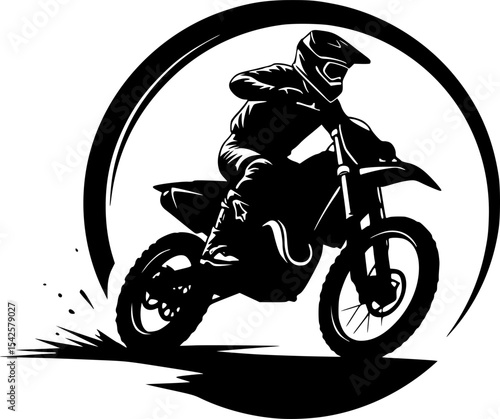 Motocross Silhouette
