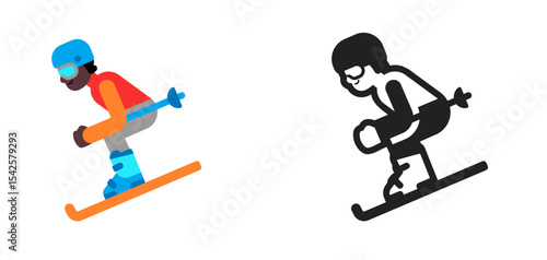 Snowboarder Blue