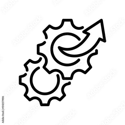 Operational Efficiency line icon