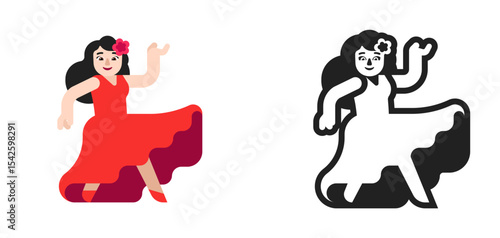 Flamenco Dancer Pale
