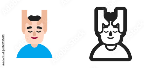 Person Horned Pale Blue