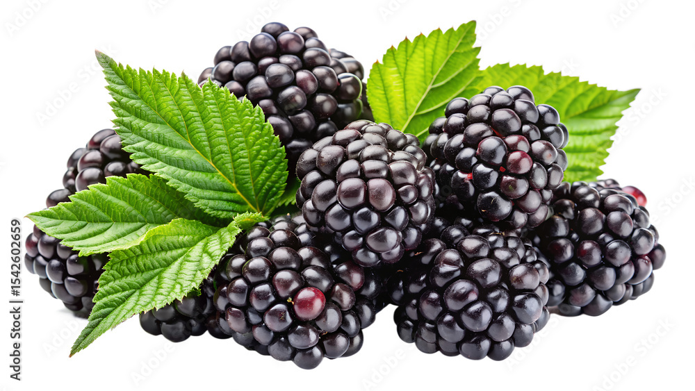blackberry with leaves blackberry with leaves
