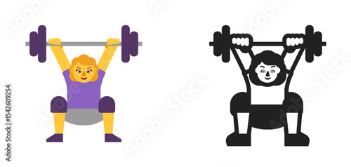 Weight Lifter Purple