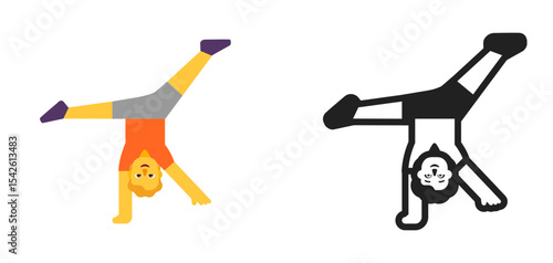 Gymnast Orange