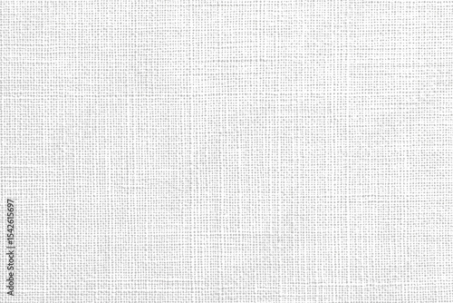White woven fabric texture background providing subtle pattern