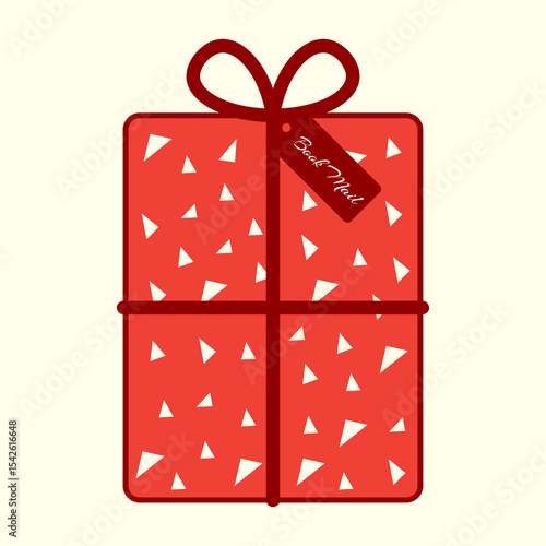 Beautiful Book Present Vector Illustration