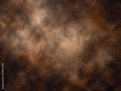 Brown textured background creating a moody and atmospheric scene