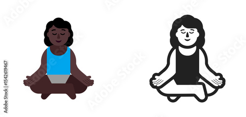 Person Sitting Dark Blue