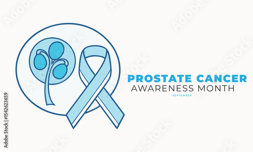 Prostate Cancer Awareness Month. Prostate cancer concept Background.