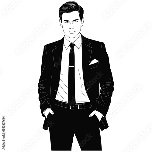young man in suit
