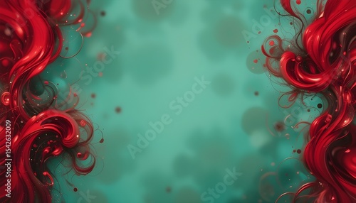 Vibrant Red Abstract Background with Smooth Gradient and Subtle Texture