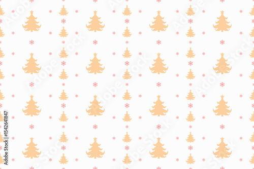 Seamless Christmas Pixel Vector Pattern. Bright and Colorful Festive Design for Fabric, Wrapping Paper, Packaging, and Crafts.