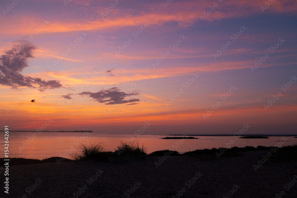 Obraz premium sunset over the ocean