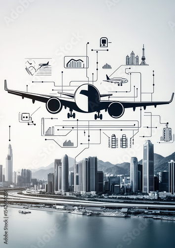 Innovation in airline travel warning center for gps safety during airplane landing in urban environments