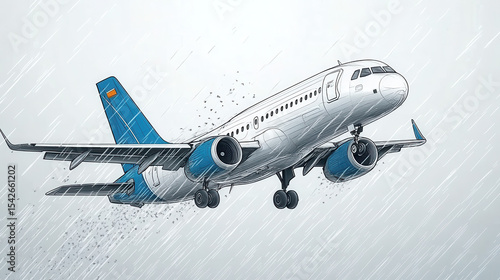 Innovation in travel airplane safety and gps technology at the warning center during landing
