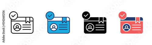 Membership icon sheet multiple style collection