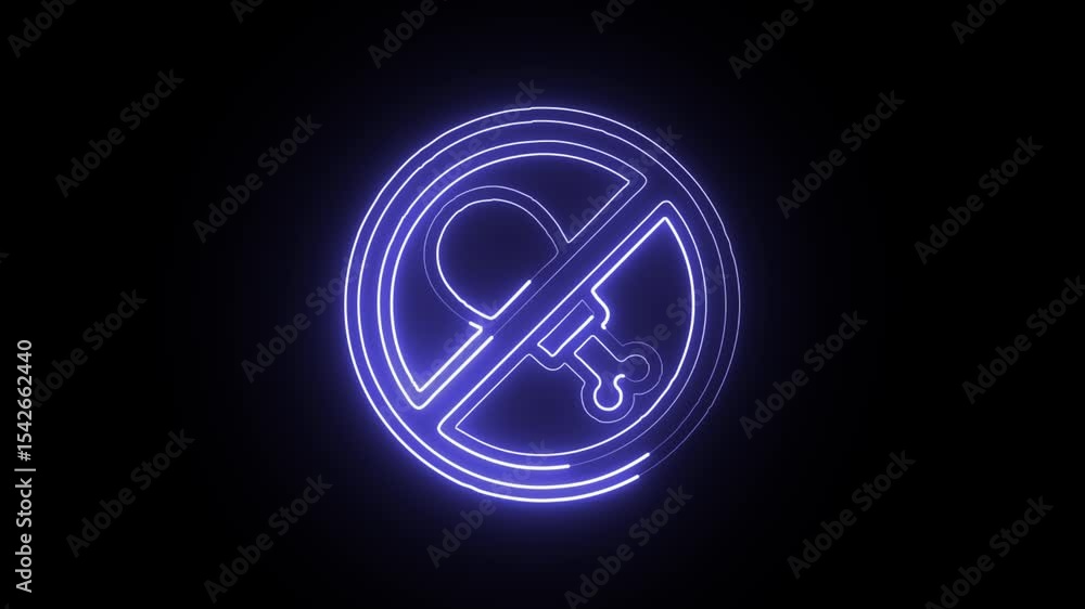glowing neon planning icon isolated, black background, hd motion graphic animation glowing neon planning icon isolated, black background, hd motion graphic animation