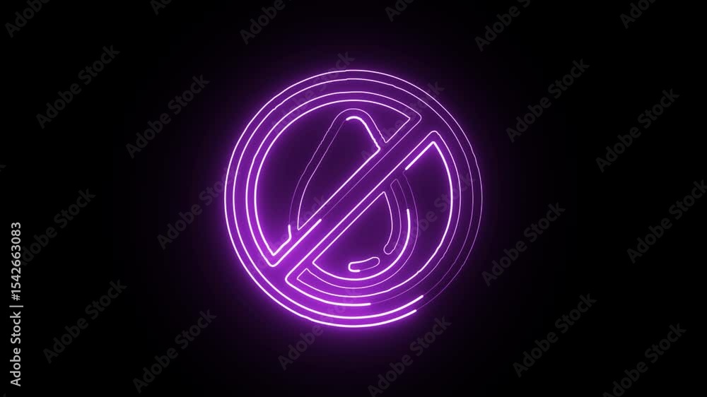 glowing neon palm oil free icon isolated, black background, hd motion graphic animation glowing neon palm oil free icon isolated, black background, hd motion graphic animation
