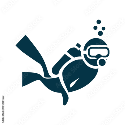 Scuba Diver Silhouette
