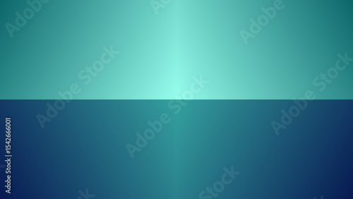 Horizontally split gradient, top is light teal, bottom is dark teal, blending seamlessly for a calm, appealing ambiance. High Resolution 300 DPI Wallpaper, Background, Poster, Banner, Printing