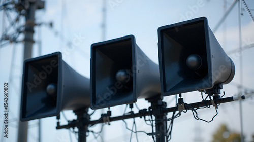 Public announcement loudspeakers