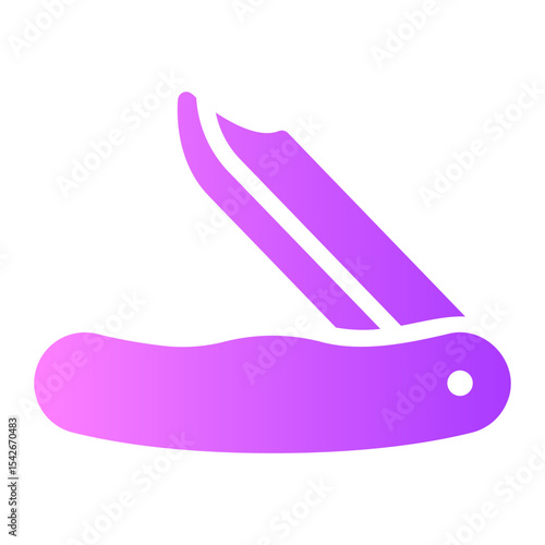 pocket knife gradient icon